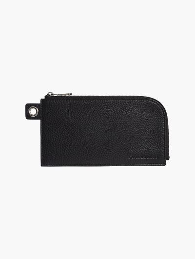 Calvin Klein Táskák & Kiegészítők HU992960 | Calvin Klein Zip Around Lanyard Női Pénztárca Fekete